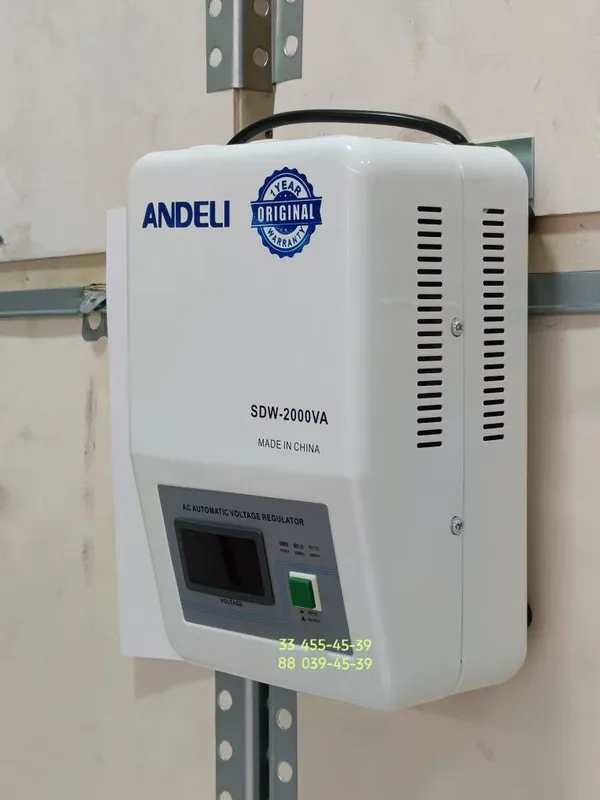 Стабилизатор 2-kva ANDELI Latorli Stabilizator Eng Arzon Optom Narxda — фото 3
