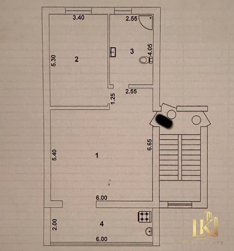 #100 2 комнаты/2/4 Квартира на Джуманджи с ремонтом — фото 9 #100 2 комнаты/2/4 Квартира на Джуманджи с ремонтом — фото 9