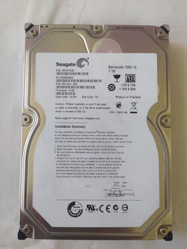 HARD 1TB,500GB,320GB Нерабочие 20000сум — фото 2 HARD 1TB,500GB,320GB Нерабочие 20000сум — фото 2