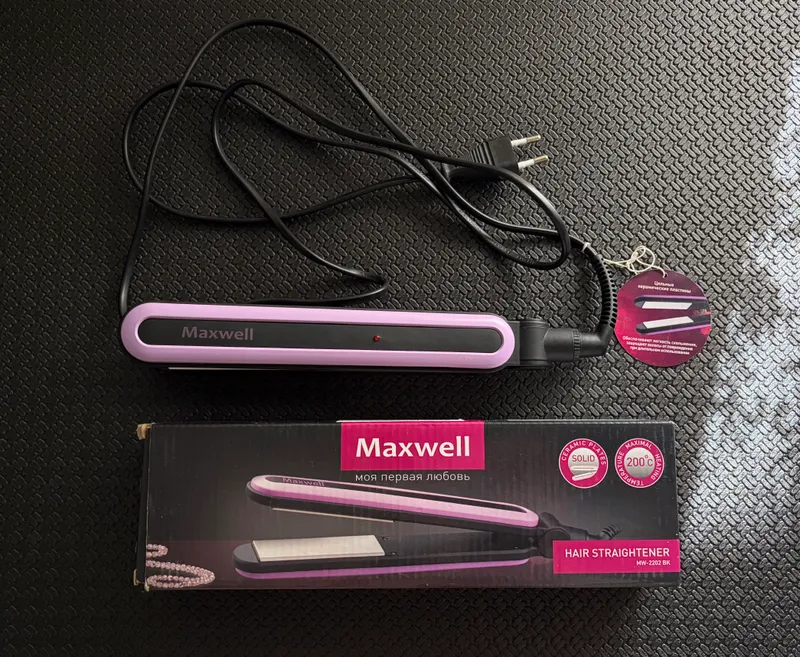 Утюжок, выпрямитель для волос Maxwell