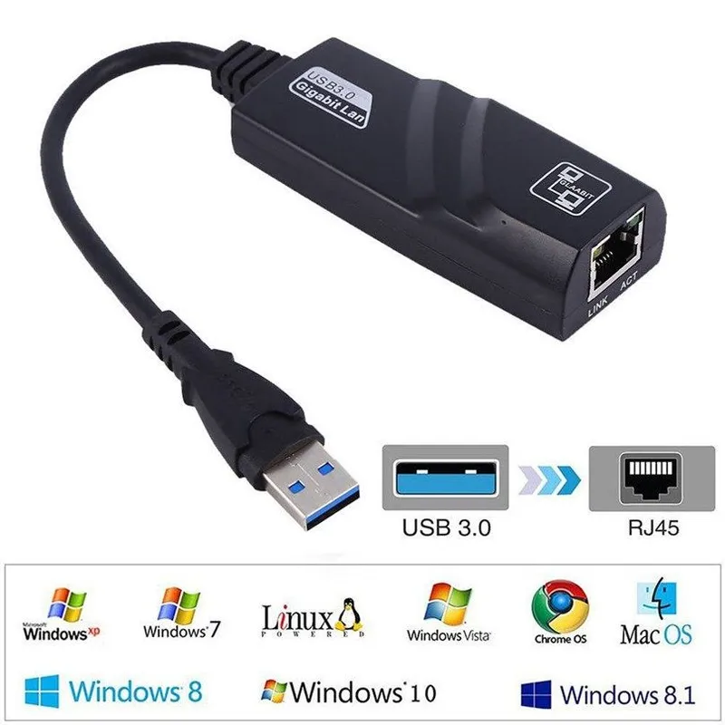 Доставка!usb 3.0 lan adapter, 1 Gb оригинал!
