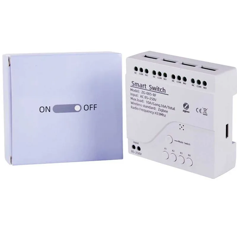 Quruq kontaktli aqlli relelar, 2 diapazonli, Wi‑Fi + RF433, Alisa 2