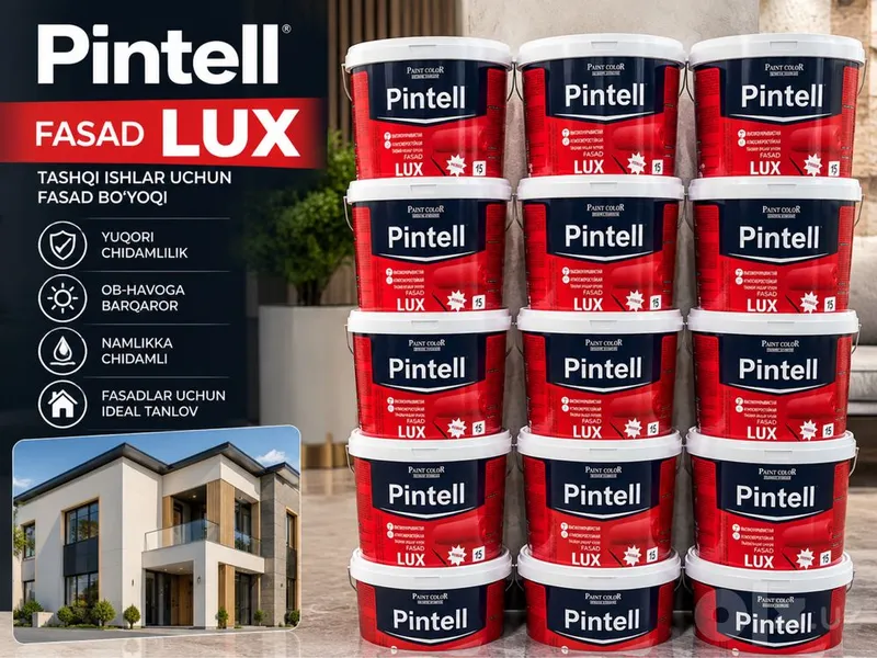 Фасадная эмульсия Pintell LUX, 15 л Фасадная эмульсия Pintell LUX, 15 л