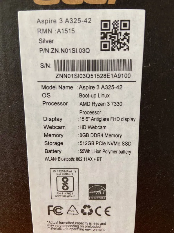 Ноутбук Acer Aspire 3 — фото 2