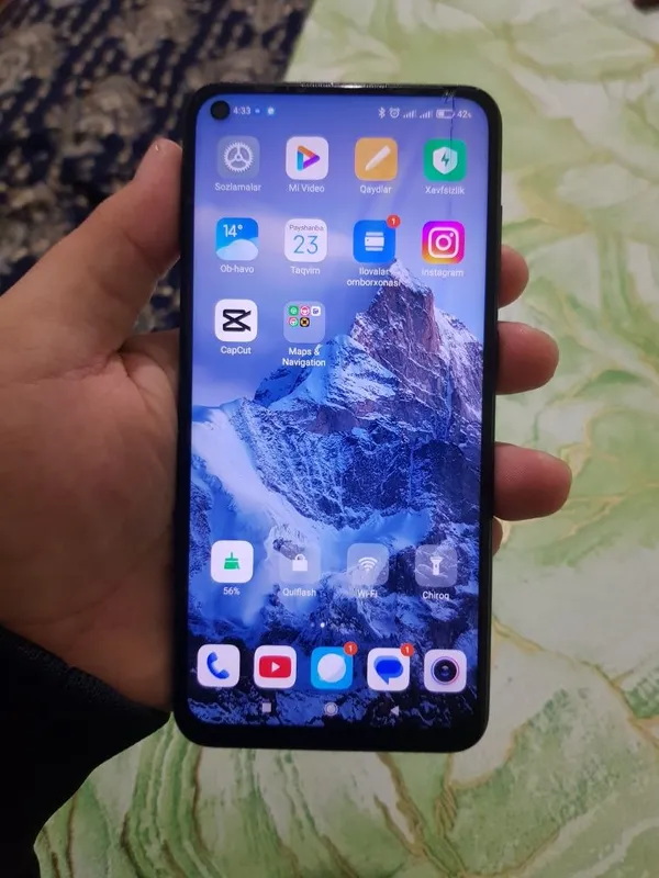 Redmi note 9 xotira: 128GB — фото 3