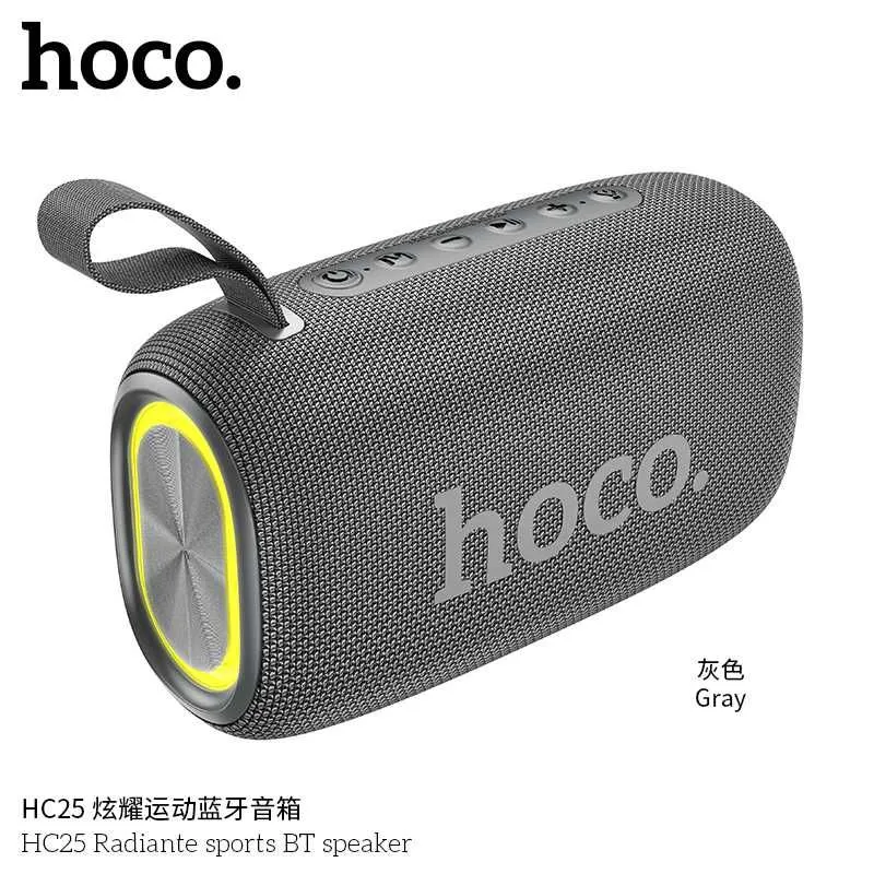 Hoco HC25 Radiante портативная колонка с мощным басом LED-подсветкой — фото 4