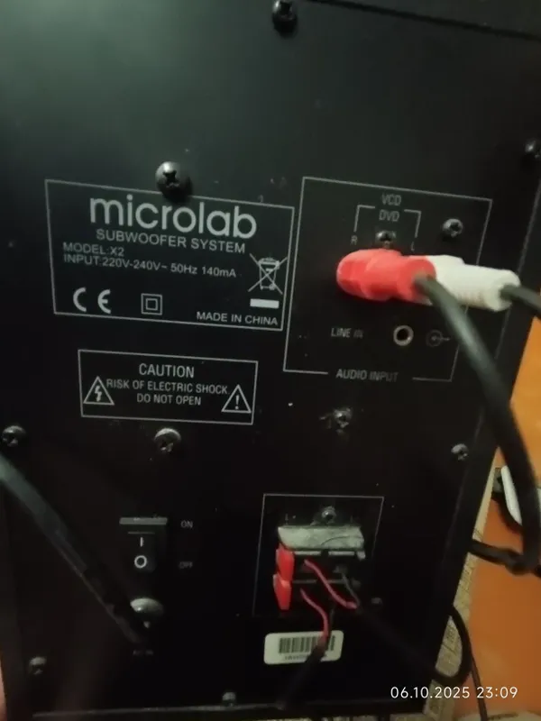 Microlab X2. Стерео колонки с сабвуфером для ПК. — фото 2