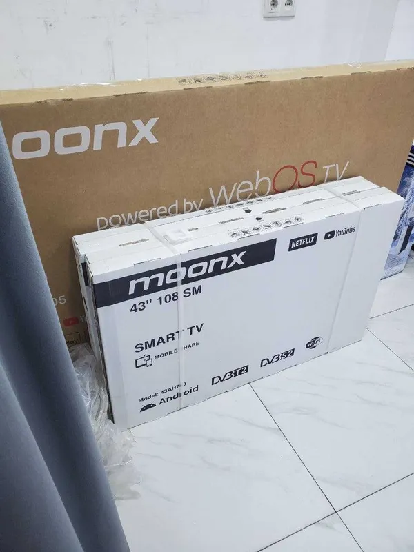 Телевизор moonx 43 Smart TV 4k LED 60Hz (2025 NEW) доставка бесплатно — фото 1