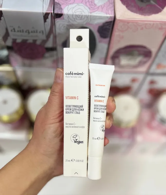 CAFEMIMI ko‘z atrofi uchun maxsus krem (Vitamin C)
