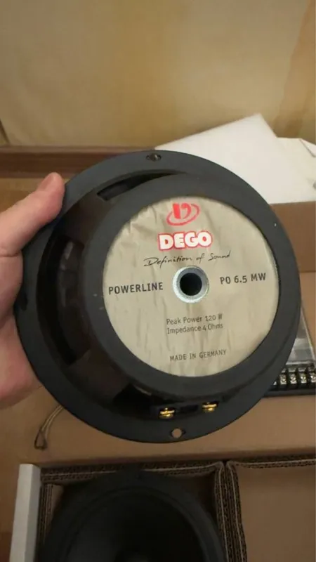 Двух компонентная акустику Dego PO 6.5 2 Двух компонентная акустику Dego PO 6.5 2