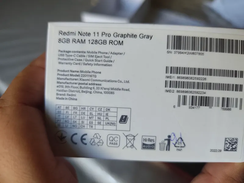 Redmi note 11 pro