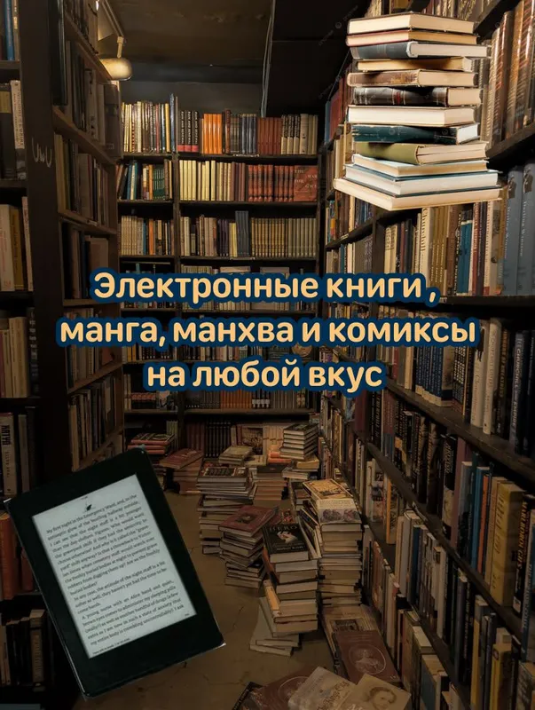 Электронные издания книг и манги на русском языке