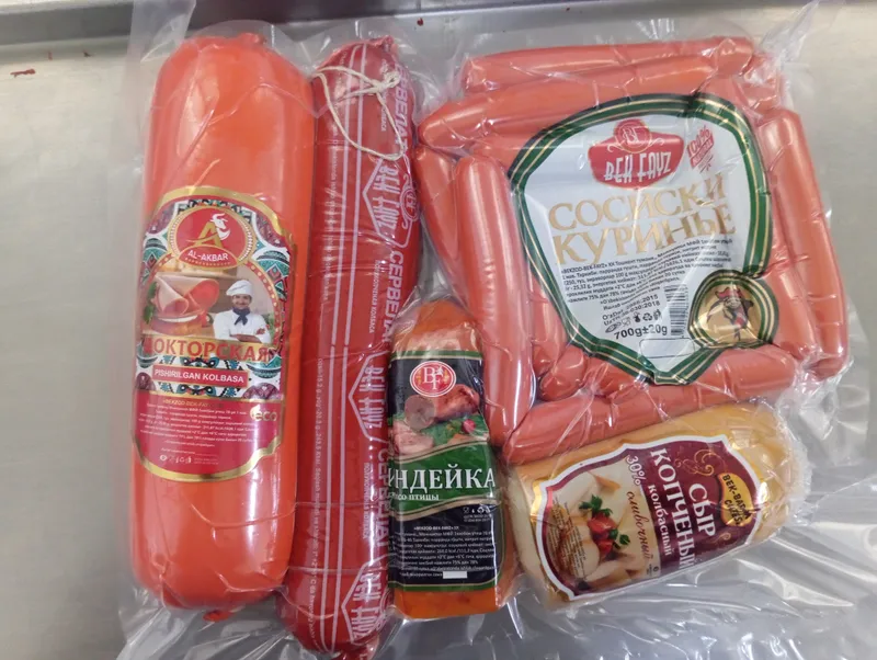 Kalbasa maxsuloti 5 ta maxsulot 100.000 soʻm