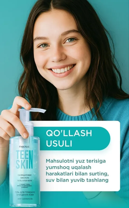 Yuz yuvish uchun gel