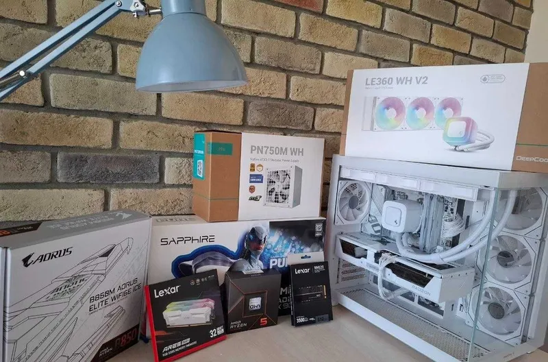 Игровой ПК, RX9070XT, Ryzen 5 7600X 3