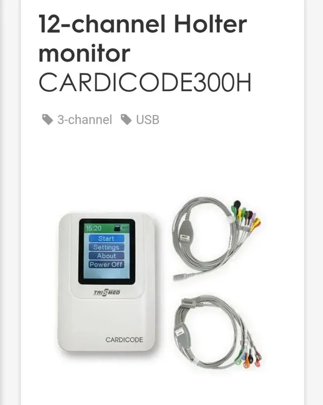 Holter Trismed Cardiocode 300H
