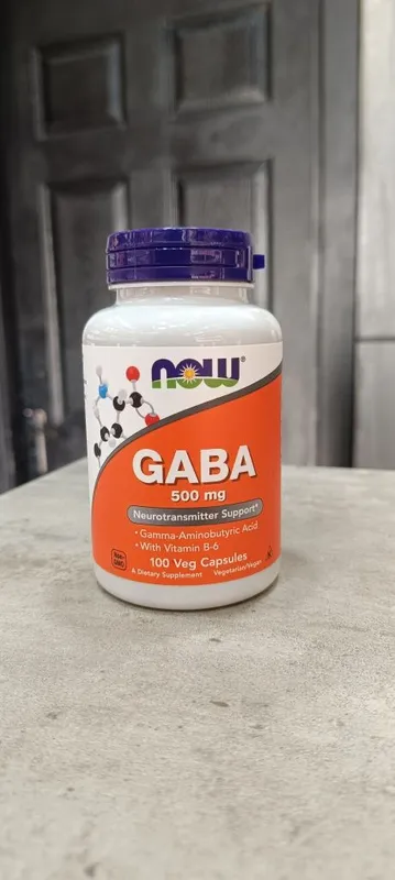 Now Gaba 500 mg 100 veg capsules