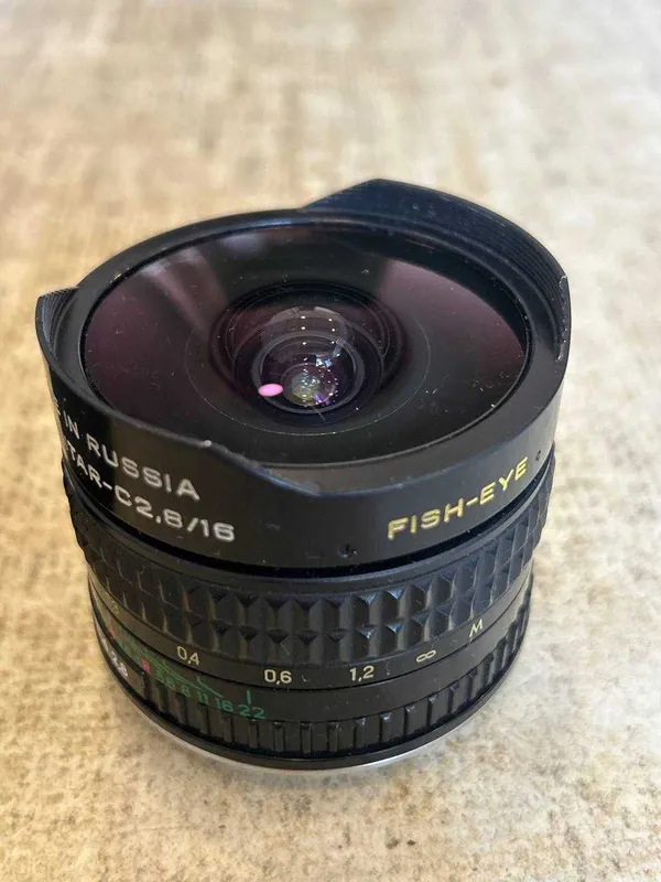 Обьектив MC Zenitar-C2.8/16 FISH-EYE