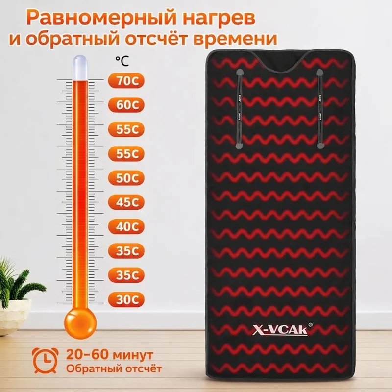 Портативное инфракрасное сауна-одеяло для дома — фото 2