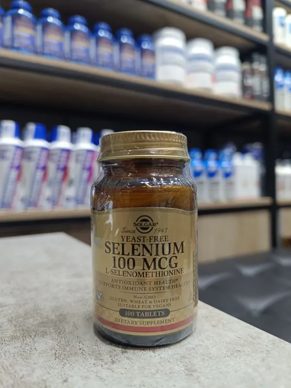 Solgar selenium 100 mcg 100 tablets yeast free