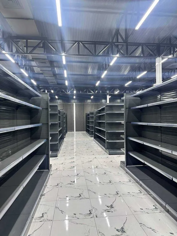 Озик овкат маркет ва доконлар учун полкалар стеллаж прилавкалар металл