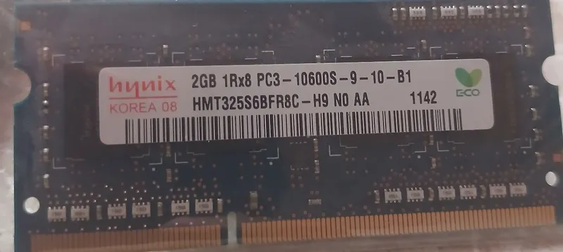Noutbuk uchun DDR3 SO-DIMM 1+2 GB — 1333 MHz 2 Noutbuk uchun DDR3 SO-DIMM 1+2 GB — 1333 MHz 2