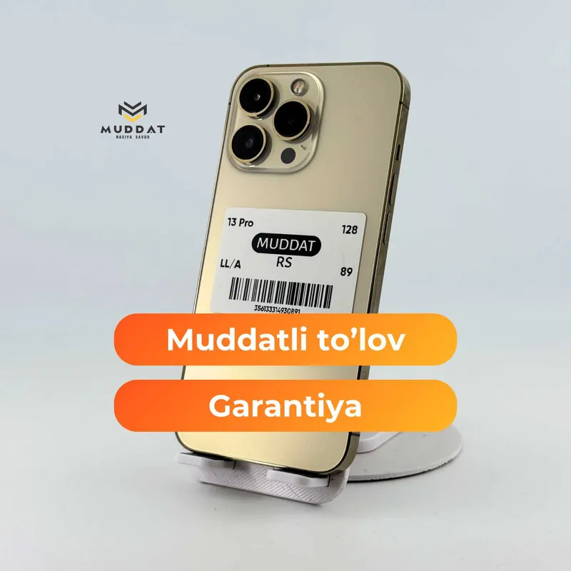 iPhone 13 Pro 128GB - muddatli to'lovga kafolat bilan 1
