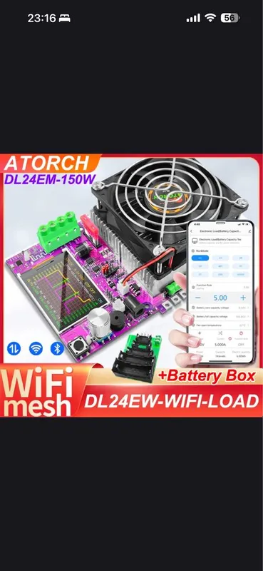 ATORCH DL24EW 150wat тестер нагрузки аккумулятора 4