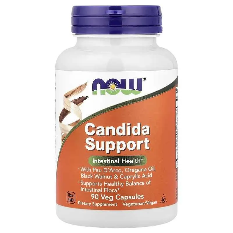 NOW Foods Candida Support добавка для баланса микрофлоры в кишечнике — фото 1