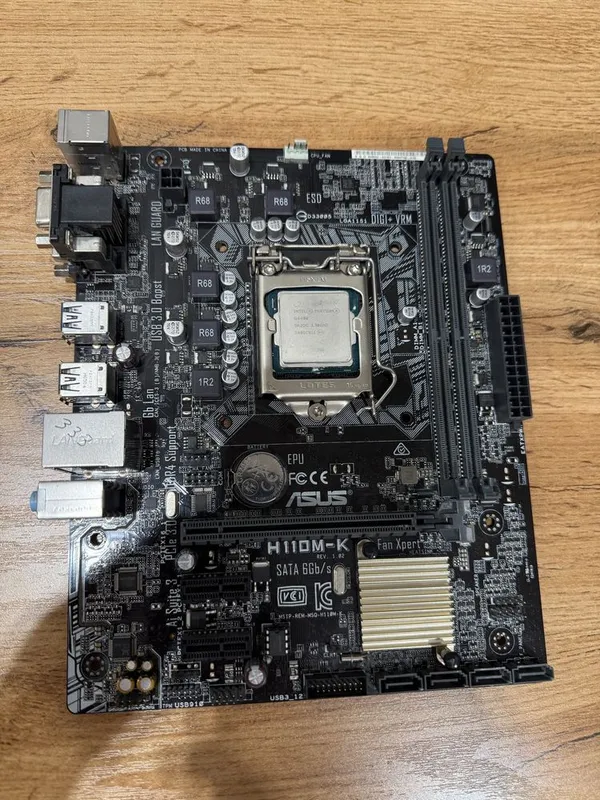 Срочно Asus H110M-K + G4400 / LGA1151 + кулер в подарок 1