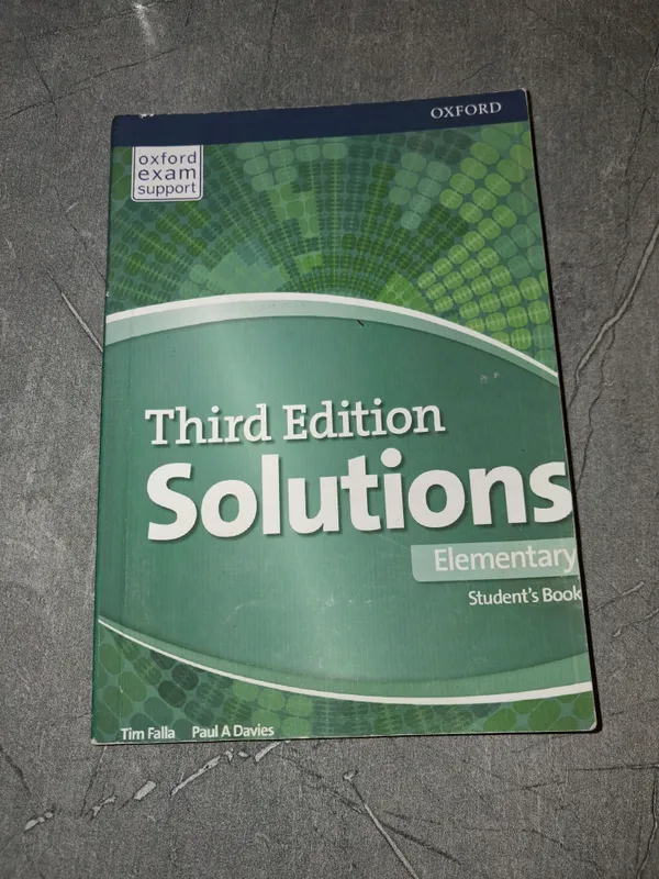 Solutions elementary Solutions elementary
