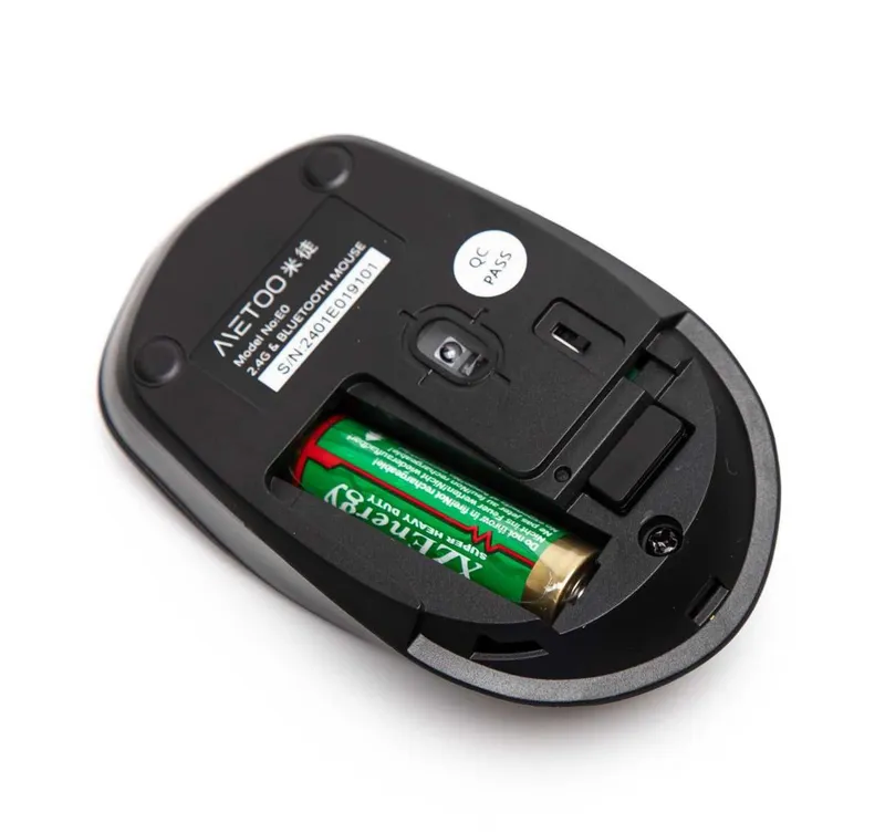 Original METOO EOSE 2.4G Wireless Mouse – noutbuk va PK uchun ideal — фото 3
