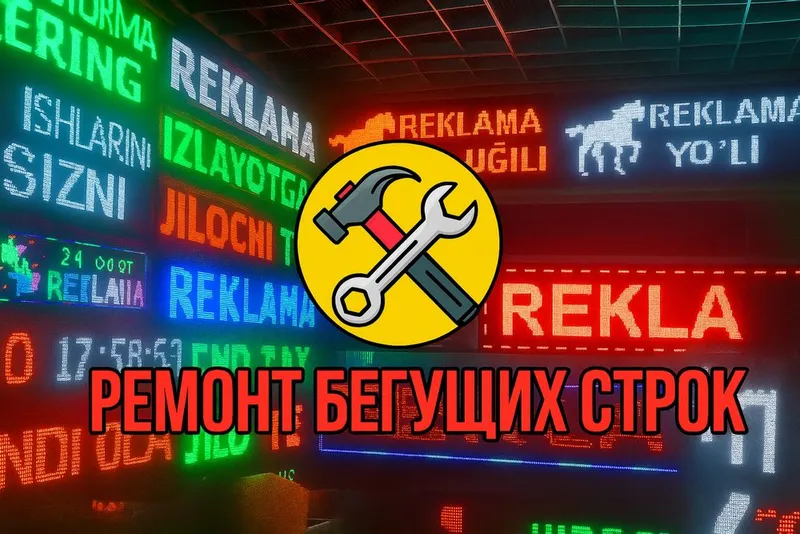 Бегушая строка LED экрань ремонт Бегушая строка LED экрань ремонт