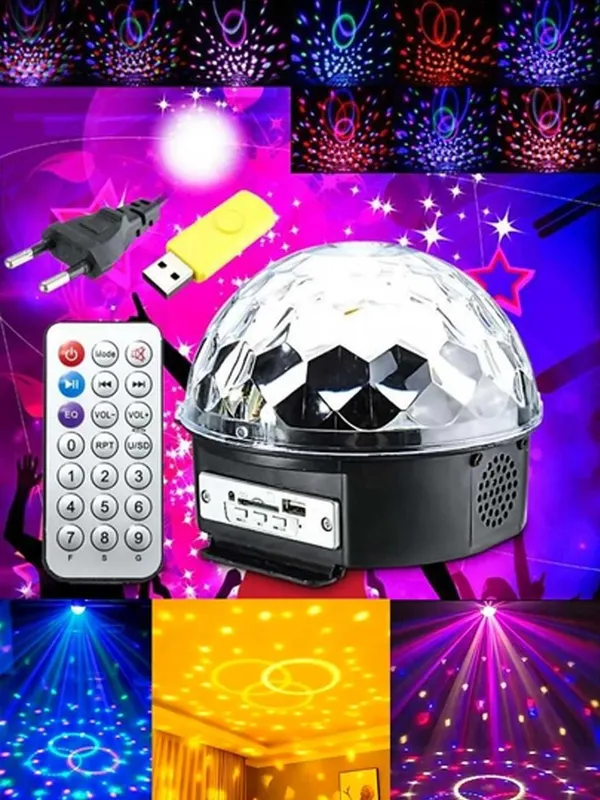 MP3 / Светодиодный диско-шар с пультом управления 1 MP3 / Светодиодный диско-шар с пультом управления 1