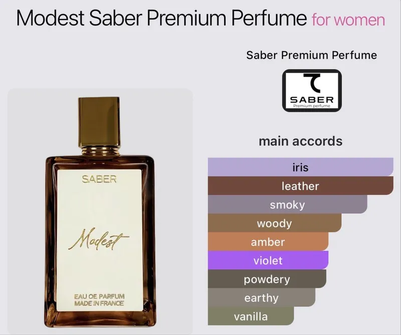 Modest от Saber Premium Perfume 1 Modest от Saber Premium Perfume 1
