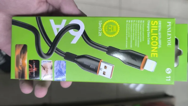 Type-C- Micro kabel, 120W tezkor zaryad, 1m. — фото 8