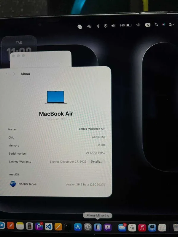 Macbook M3 (Срочно продаётся) 3 Macbook M3 (Срочно продаётся) 3