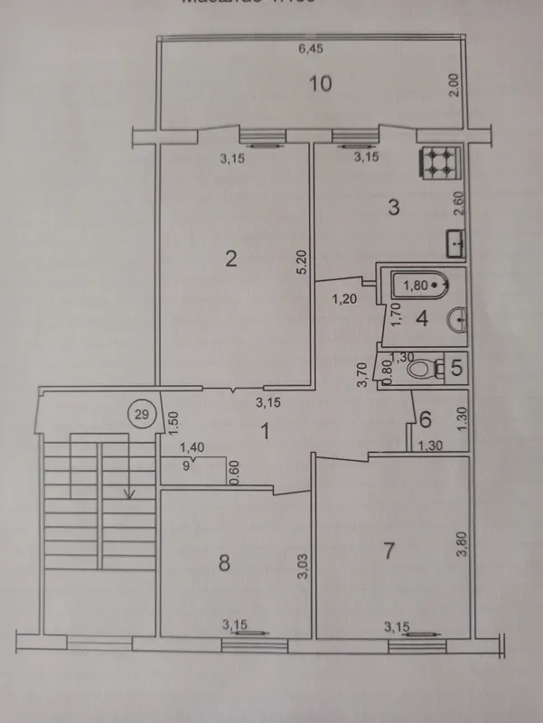 Sotiladi | 3/2/5 | Ahmad Yugnakiy | 78 m², egasi 10