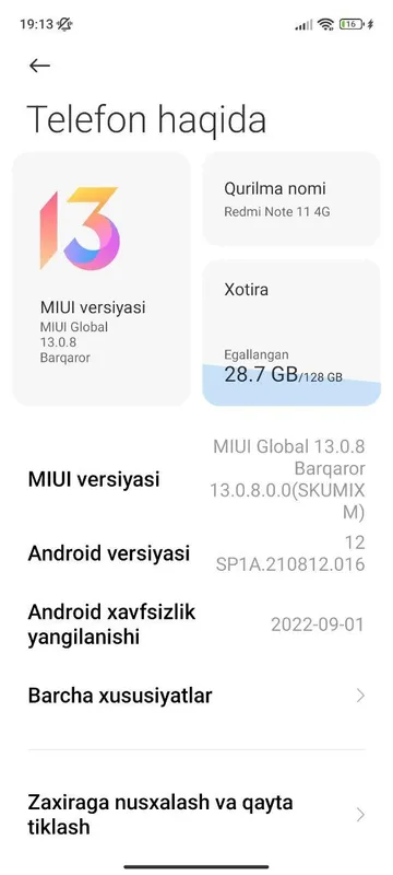 Redmi note 11 4G tinniq tel — фото 2 Redmi note 11 4G tinniq tel — фото 2