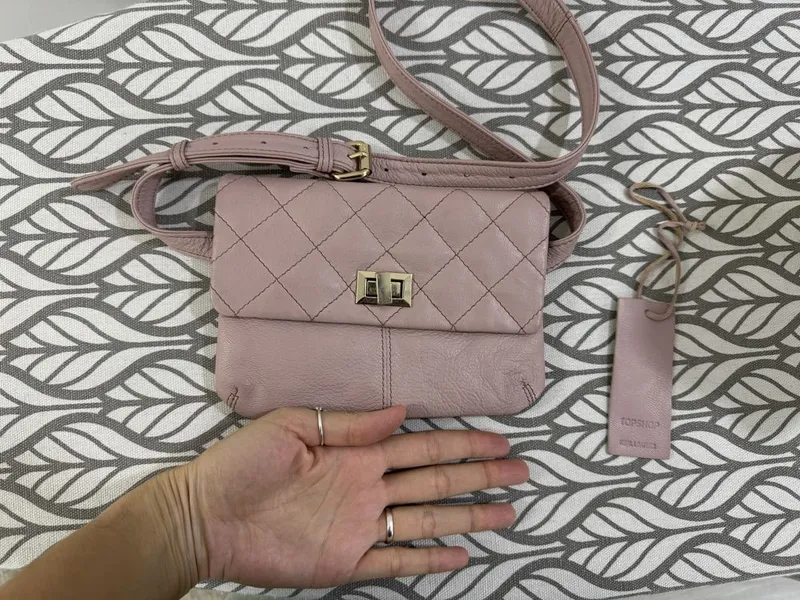Сумка topshop кожа