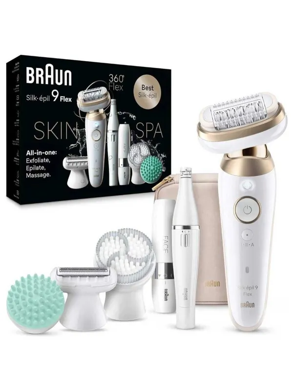 Эпилятор Braun Silk 9 Flex 9681 плавающая головка, Немецкий, новый. Эпилятор Braun Silk 9 Flex 9681 плавающая головка, Немецкий, новый.