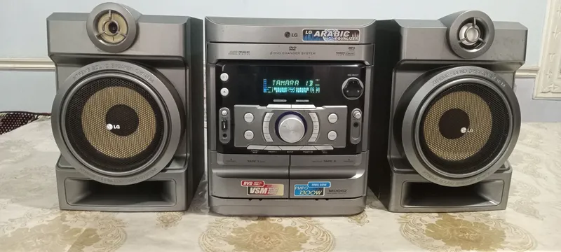 музыкальный центр LG,  Panasonic.