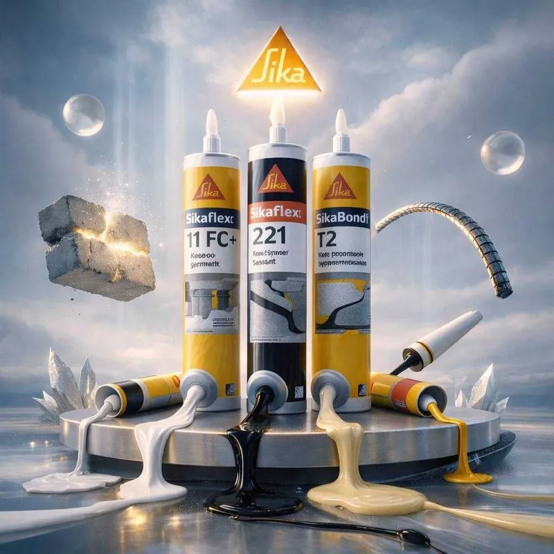 Герметик,силикон,клей в наличии продукции Sika