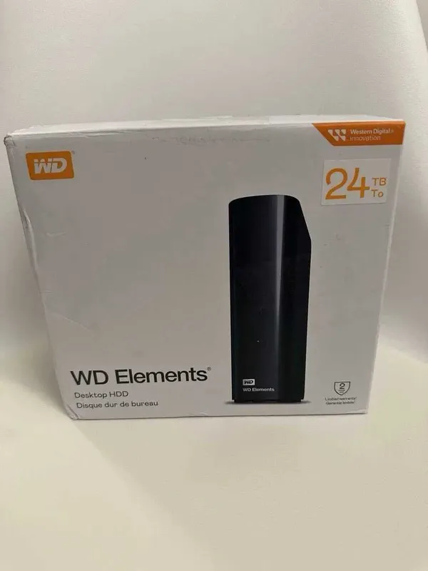 24ТБ Внешний диск HDD WD Elements Desktop