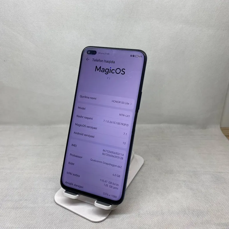 Honor 50 lite 128 Gb srochni — фото 1