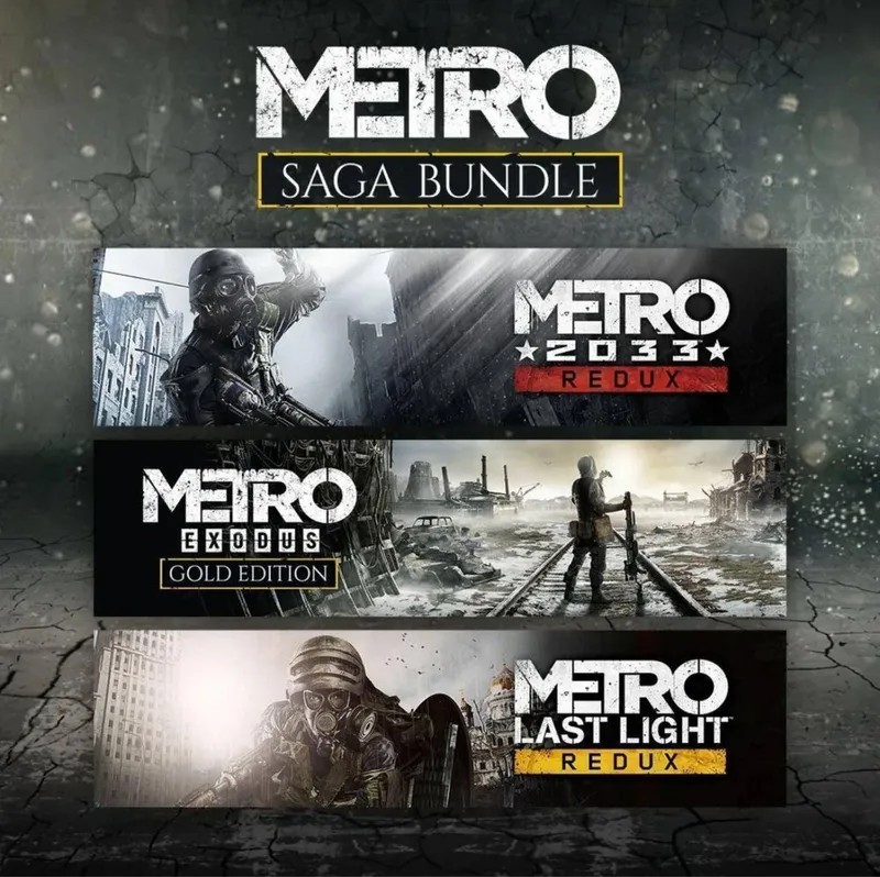 Продается сборник Metro Saga Bundle для PS4 PS5 на русском