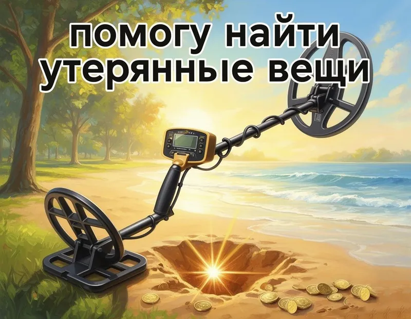 Услуги металлоискателя / Поиск утерянных вещей, золота, ключей, труб