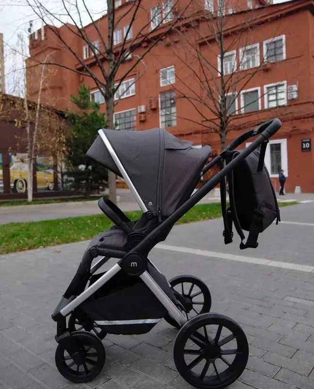 Коляска MOWbaby TILDA 2 в 1 , (GREY) 4 Коляска MOWbaby TILDA 2 в 1 , (GREY) 4
