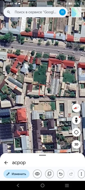 Ер сотилади 2 сотик фасад 10×20 котта йулга 100 метр — фото 1