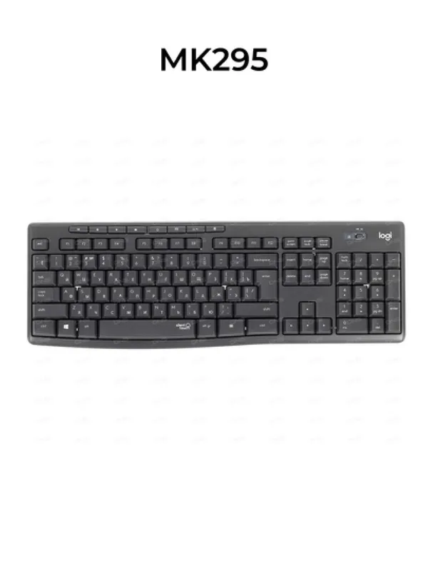 Беспроводной комплект Logitech MK295 Wireless Combo Black (клавиатура + мышка), USB, RUS/EN — фото 4